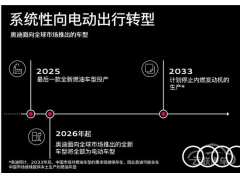 奥迪杜思曼:至2033年逐步停产内燃发动