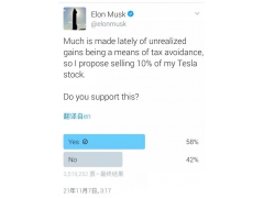 马斯克的股票越卖越多？