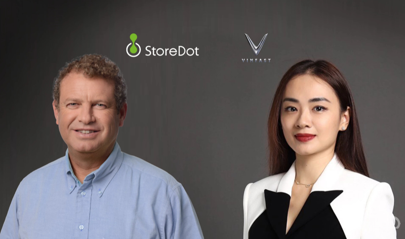 StoreDot完成8000万美元D轮融资 VinFast领投
