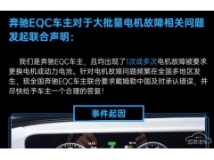 <b>奔驰EQC被爆电机有隐患 车主要求品牌启动召回程序/延长质保期限</b>