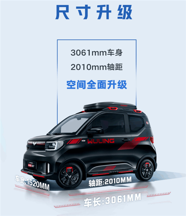 街头小霸王来了！五菱宏光MINI EV GAMEBOY正式上市：5.58万起