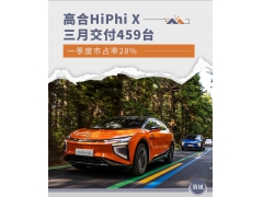 一季度市占率28% 高合HiPhi X三月交付