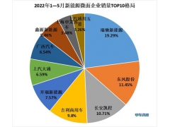 1-5月销量看新能源微面竞争格局和新