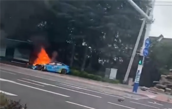 直行特斯拉撞上转弯SUV：气囊全爆后燃起大火