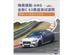 搭2.0T插混系统 全新AMG C 63最新谍照