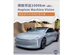 Hopium Machina Vision氢能源亮相巴黎车展