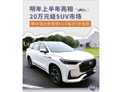明年亮相 曝奇瑞全新旗舰SUV瑞虎9申报