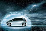 雷雨天行车不要打手机及接触车内金属物